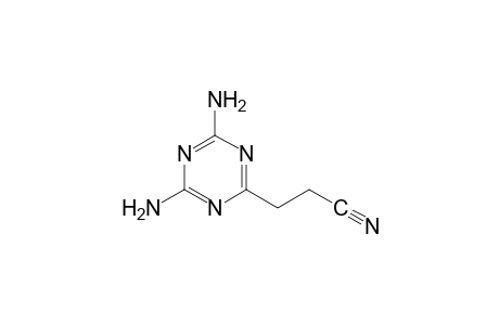 4,6-diamino-2-propionitrile-s-triazine