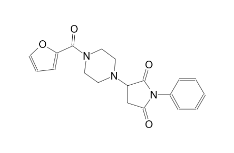3-[4-(2-furoyl)-1-piperazinyl]-1-phenyl-2,5-pyrrolidinedione