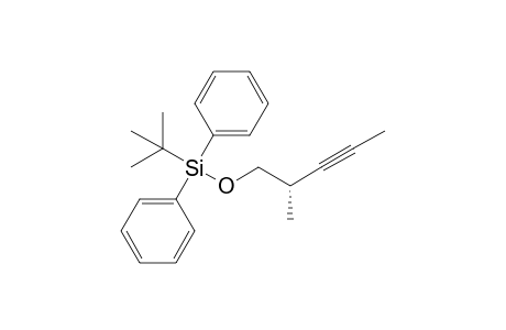 tert-Butyl-[(2S)-2-methylpent-3-ynoxy]-diphenyl-silane
