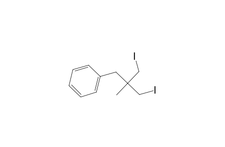 Benzene, [3-iodo-2-(iodomethyl)-2-methylpropyl]-