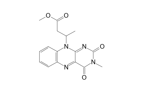 3,beta-Dimethylisoalloxazin-10-propionic acid methyl ester