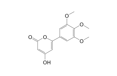 4-Hydroxy-6-(3,4,5-trimethoxyphenyl)-2-pyranone