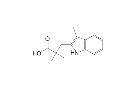 2,2-Dimethyl-3-(3-methyl-1H-indol-2-yl)propanoic acid