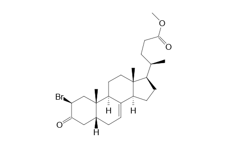 (4R)-4-[(2S,5R,9R,10S,13R,14R,17R)-2-bromo-10,13-dimethyl-3-oxo-1,2,4,5,6,9,11,12,14,15,16,17-dodecahydrocyclopenta[a]phenanthren-17-yl]pentanoic acid methyl ester