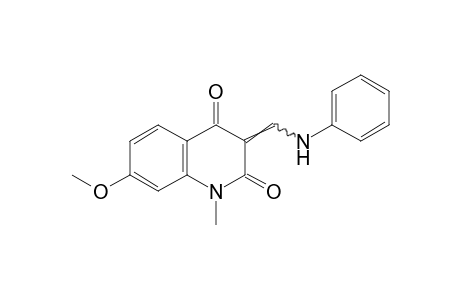 3-(anilinomethylene)-7-methoxy-1-methyl-2,4(1H,3H)-quinolinedione