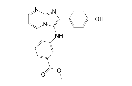 Methyl 3-{[2-(4-hydroxyphenyl)imidazo[1,2-a]pyrimidin-3-yl]amino}benzoate