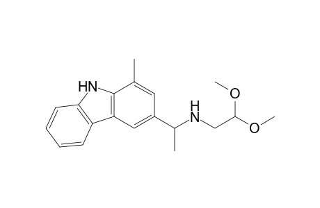 9H-Carbazole-3-methanamine, N-(2,2-dimethoxyethyl)-.alpha.,1-dimethyl-, (.+-.)-
