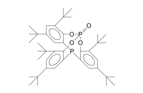 Hexa-tert-butyl-tribenzo-1,5-diphospha-2,8,9-trioxa-bicyclo(3.3.3)undecane 1-oxide