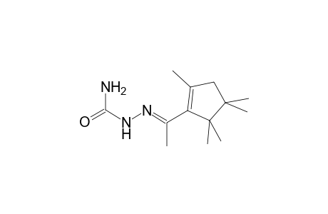 Ketone, methyl 2,4,4,5,5-pentamethyl-1-cyclopenten-1-yl, semicarbazone