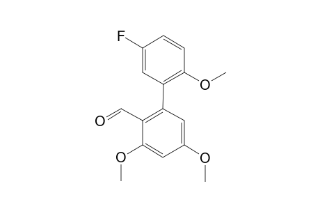 2,4-DIMETHOXY-6-(5-FLUORO-2-METHOXYPHENYL)-BENZALDEHYDE
