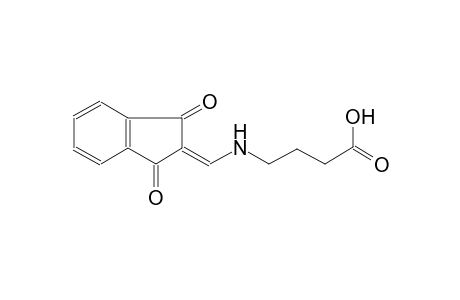 butanoic acid, 4-[[(1,3-dihydro-1,3-dioxo-2H-inden-2-ylidene)methyl]amino]-