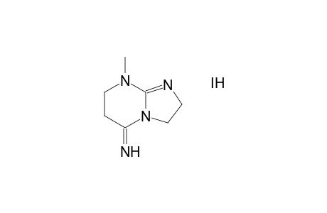 8-methyl-2,6,7,8-tetrahydroimidazo[1,2-a]pyrimidin-5(3H)-imine hydroiodide