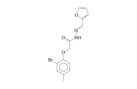 2-(2-Bromo-4-methylphenoxy)-N'-[(E)-2-furylmethylidene]acetohydrazide