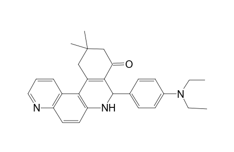 8-[4-(diethylamino)phenyl]-11,11-dimethyl-7,8,10,12-tetrahydrobenzo[a][4,7]phenanthrolin-9-one