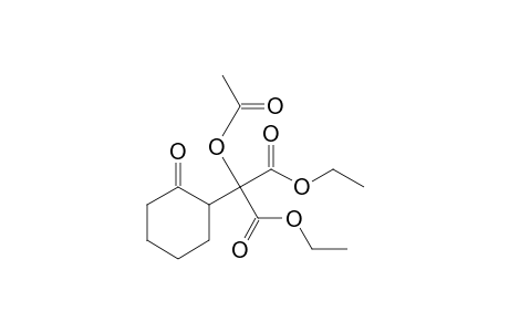 Diethyl 2-acetoxy-2-(2-oxocyclohexyl)malonate