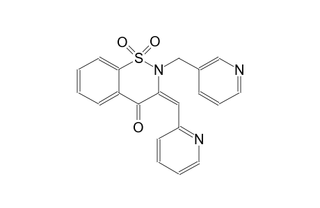 4H-1,2-benzothiazin-4-one, 2,3-dihydro-2-(3-pyridinylmethyl)-3-(2-pyridinylmethylene)-, 1,1-dioxide, (3E)-