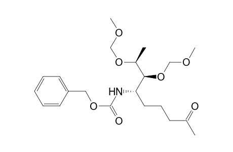 (6S,7S,8S)-6-[[(benzyloxy)carbonyl]amino]-7,8-bis[(methoxymethyl)oxy]nonan-2-one