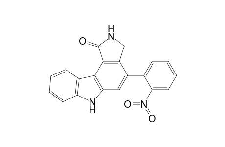 4-(2'-Nitrophenyl)-2,3-dihydro-2H,6H-pyrrolo[3,4-c]carbazol-1-one