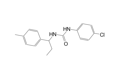 N-(4-chlorophenyl)-N'-[1-(4-methylphenyl)propyl]urea