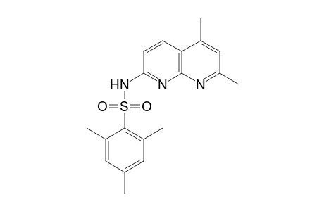Benzenesulfonamide, N-(5,7-dimethyl-1,8-naphthyridin-2-yl)-2,4,6-trimethyl-