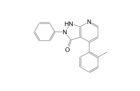 4-(2-methylphenyl)-2-phenyl-1,2-dihydro-3H-pyrazolo[3,4-b]pyridin-3-one