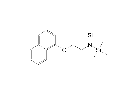 2-(1-Naphthyloxy)ethanamine, 2 tms derivative