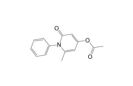 2(1H)-Pyridone, 4-hydroxy-6-methyl-1-phenyl-, acetate (ester)