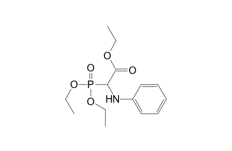 2-Anilino-2-diethoxyphosphoryl-acetic acid ethyl ester