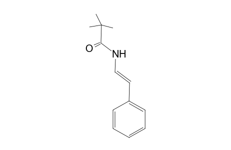 N-[(E)-2-Phenyl-1-ethenyl]-2,2-dimethylpropanamide