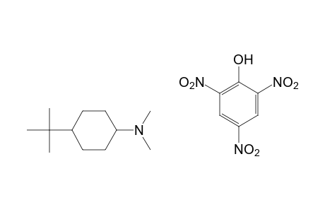 4-tert-butyl-N,N-dimethylcyclohexylamine, picrate