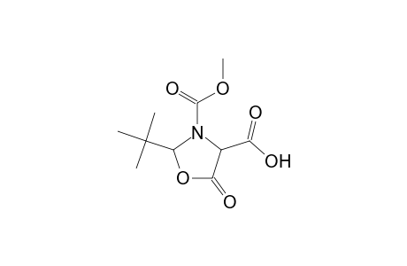 1,3-Oxazolidine-4-carboxylic acid, 5-oxo-2-(1,1-dimethylethyl)-3-(methoxycarbonyl)