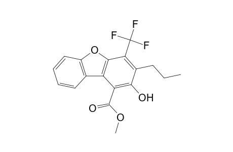 Methyl 2-hydroxy-3-n-propyl-4-(trifluoromethyl)dibenzo[b,d]furane-1-carboxylate