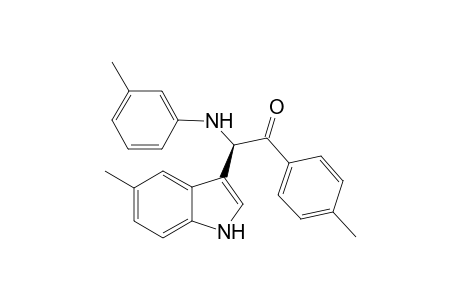 2-(5-Methyl-1H-indol-3-yl)-1-p-tolyl-2-(p-tolylamino)ethanone
