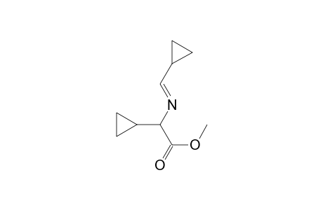 Cyclopropaneacetic acid, .alpha.-[(cyclopropylmethylene)amino]-, methyl ester