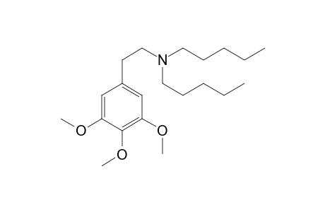 N,N-Dipentylmescaline