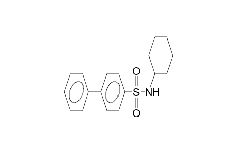 N-cyclohexyl-4-phenylbenzenesulphonamide