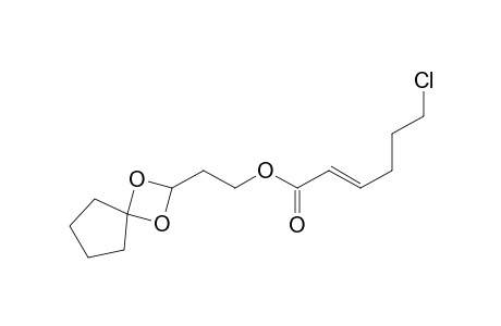 3-(3'-chloropropyl)-1-(acryloyloxymethyl)-2,2-ethylenedioxycyclopentane