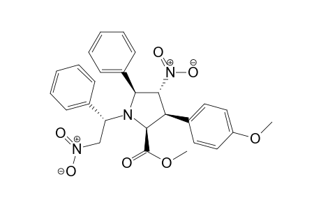 (2S,3S,4R,5S)-Methyl 3-(4-methoxyphenyl)-4-nitro-1-[(S)-2-nitro-1-phenylethyl]-5-phenylpyrrolidine-2-carboxylate