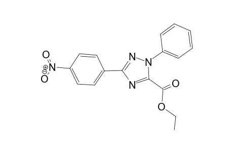 1-Phenyl-3-(4-nitrophenyl)-5-ethoxycarbonyl-1,2,4-triazole
