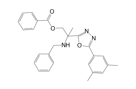 2-(Benzylamino)-2-[5-(3,5-dimethylphenyl)- 1,3,4-oxadiazol-2-yl]propyl benzoate