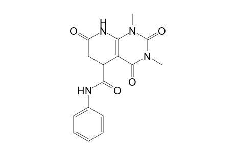 1,3-Dimethyl-2,4,7-trioxo-N-phenyl-1,2,3,4,5,6,7,8-octahydropyrido[2,3-d]pyrimidine-5-carboxamide