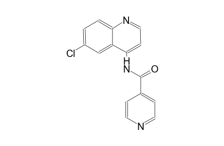 4-pyridinecarboxamide, N-(6-chloro-4-quinolinyl)-