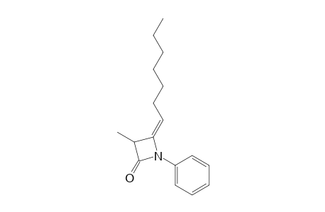 (E)-4-heptylidene-3-methyl-1-phenylazetidin-2-one