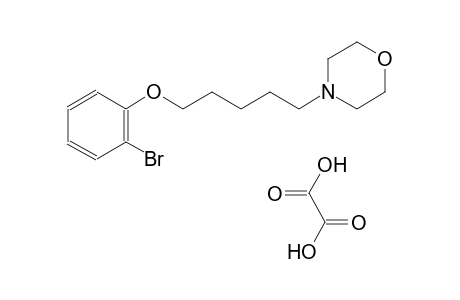 4-[5-(2-bromophenoxy)pentyl]morpholine oxalate