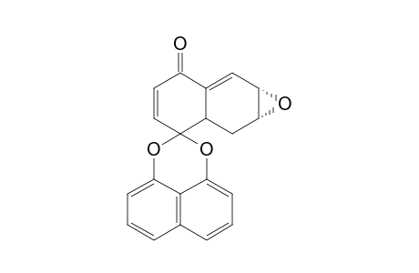 6,7-Epoxy-spiro[octahydro-naphthalene-1,2'-naphtho[1,8-de][1,3]dioxin]-4-one