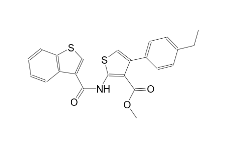 methyl 2-[(1-benzothien-3-ylcarbonyl)amino]-4-(4-ethylphenyl)-3-thiophenecarboxylate