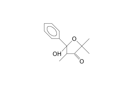 5-Hydroxy-2,2,4-trimethyl-5-phenyl-4,5-dihydro-furan-3(2H)-one