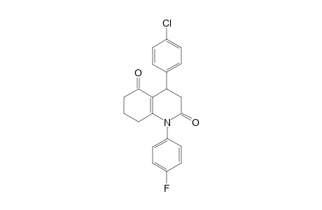 4-(4-Chlorophenyl)-1-(4-fluorophenyl)-4,6,7,8-tetrahydro-3H-quinoline-2,5-dione