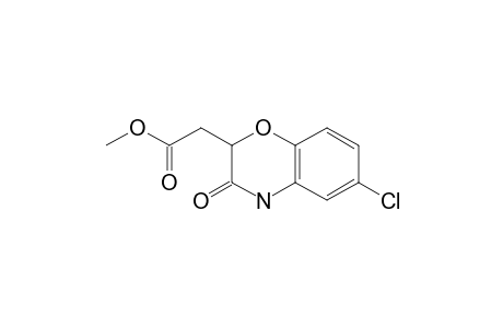 Methyl (6-chloro-2H-1,4-benzoxazin-3(4H)-one-2-yl) acetate