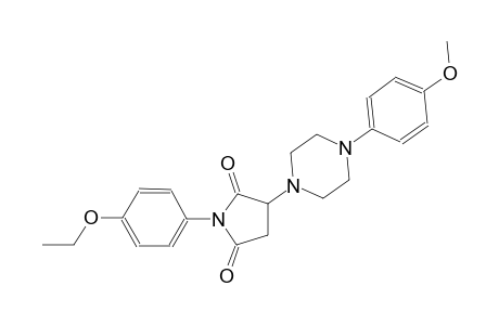 1-(4-ethoxyphenyl)-3-[4-(4-methoxyphenyl)-1-piperazinyl]-2,5-pyrrolidinedione